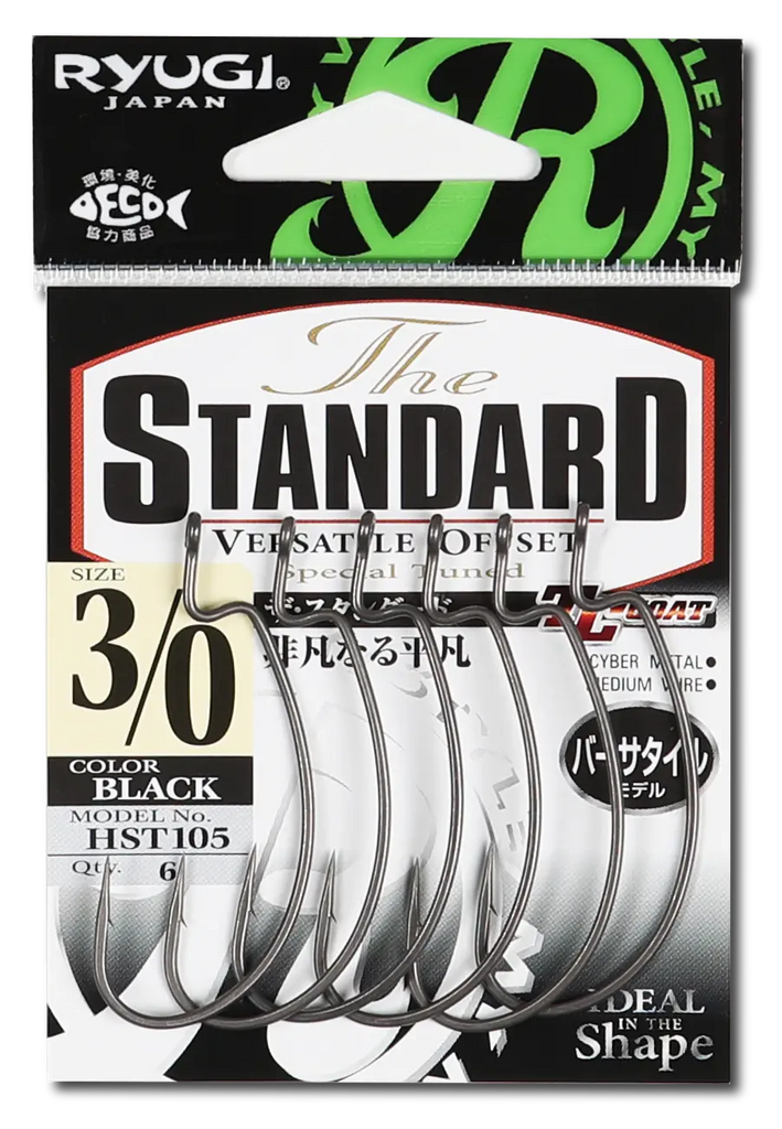 Zappu X Ryugi RPZ Standard #1 Punch Shot Offset Hooks 3-Pack - Foto 9