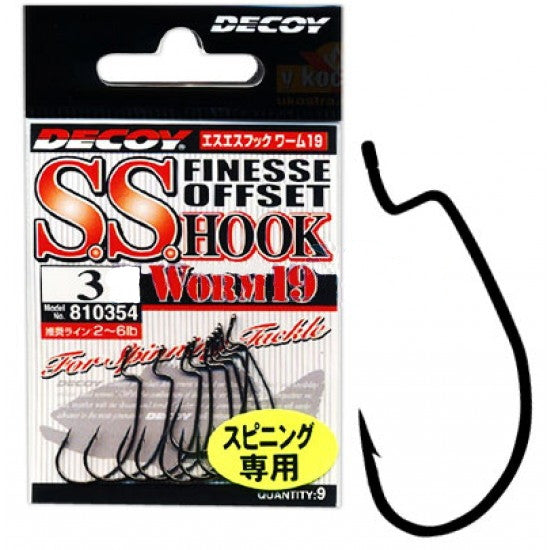 Decoy Worm19 S.S. Hook – Japan Import Tackle