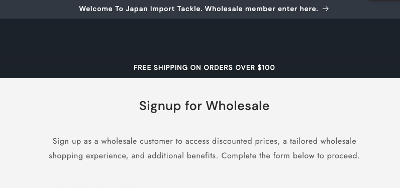How To: Apply for Wholesale Membership