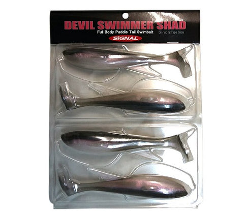 Signal Devil Swimmer Shad 5"