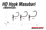 Decoy Worm120 HD Hook Masubari