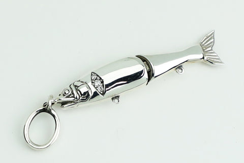 Gan Craft Jointed Claw Silver Pendant Top