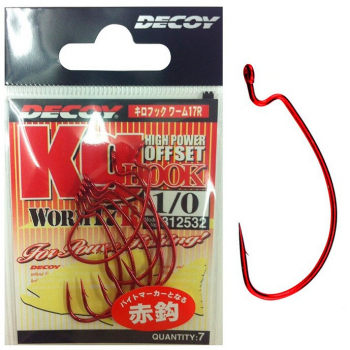 Decoy Worm17R Kg Hook Red